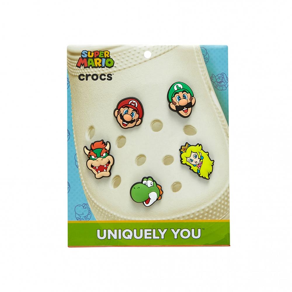 Набор CROCS Super Mario, 5 шт. 10007701 FREE 999