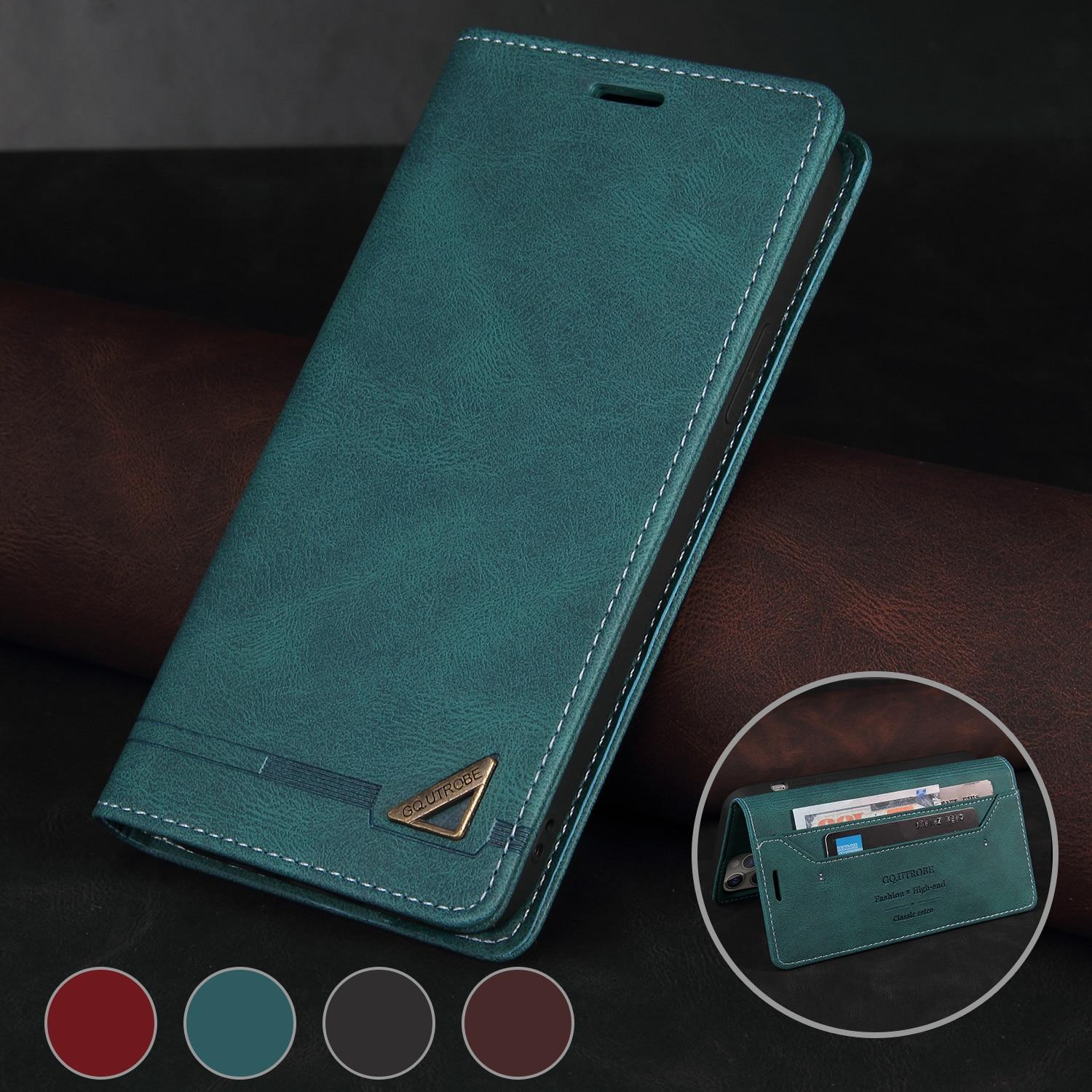 Чехлы-книжки  Joom Флип PU кожаный защитный чехол для телефона для Xiaomi Mi POCO F3 X3 NFC 10T Redmi Note 10 9 8 7 Pro 10S 9S 8T Redmi 9A 9C 8A 7A Слот для карты Кошелек Задняя крышка Xiaomi POCO F3 вино красного