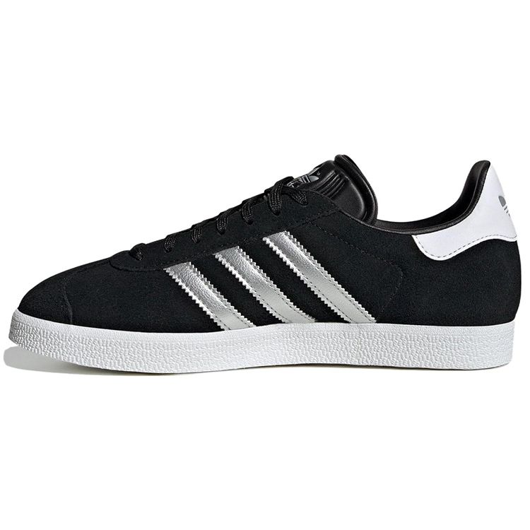 Adidas Женские кроссовки Gazelle Black Silver Metallic Core-Black Cloud-White ID7007 42⅔