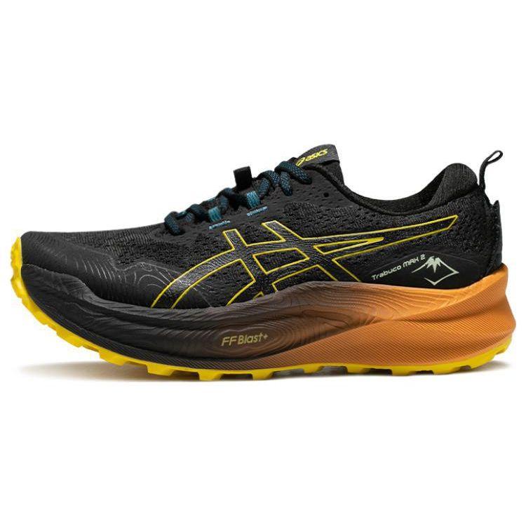 Мужские кроссовки ASICS Trabuco Max 2 черные золотисто-желтые 1011B606-001 40