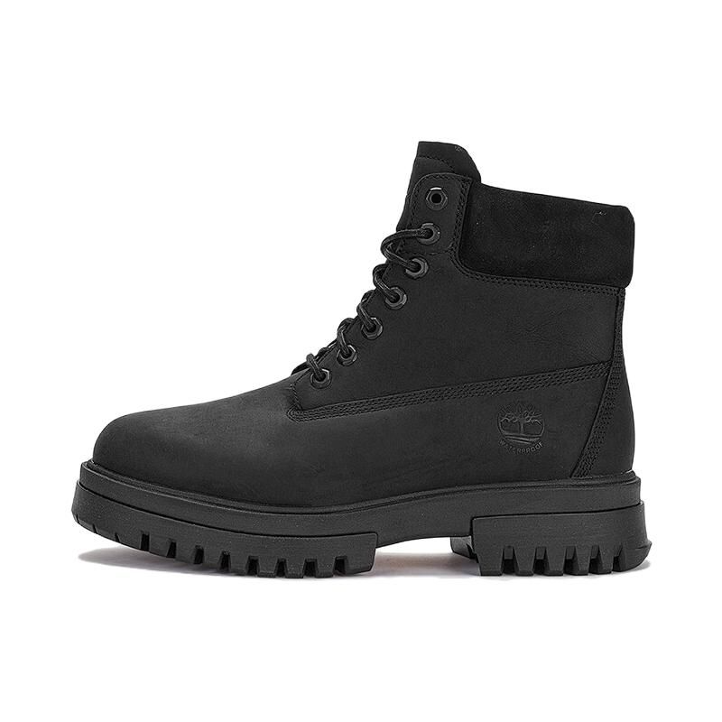 Timberland Дышащие водонепроницаемые удобные высокие уличные ботинки с круглым носком мужские ботинки черного цвета A5YMN 45