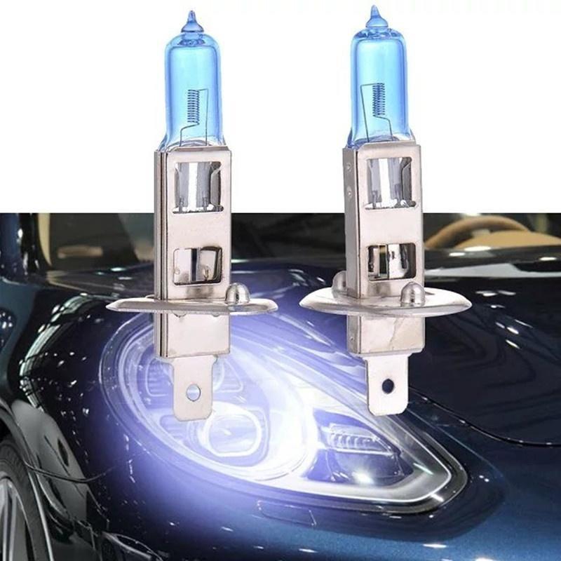 H1 100W 12V Белая галогенная автомобильная противотуманная фара Super Bright 2 pcs