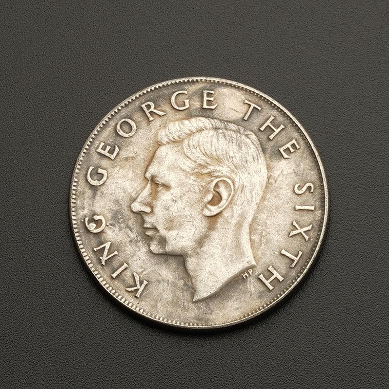 Монета с Зеландской короной Георга VI 1949 года. Памятные британские монеты. Антикварные монеты. 1PCS