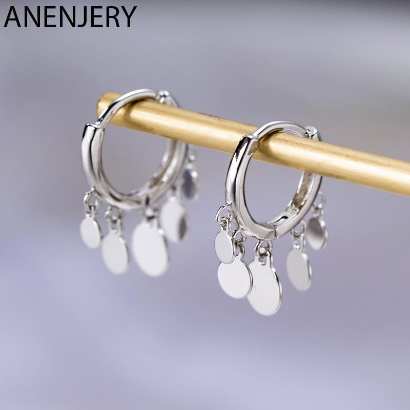 Anenjery Ins круглые серьги с кисточками для женщин, серьги oorbellen pendientes в подарок золотой