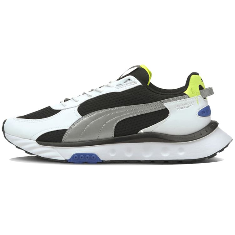 Кроссовки Puma Wild Rider Journey to Space Unisex Белый Черный Серебристый 382646-01 36