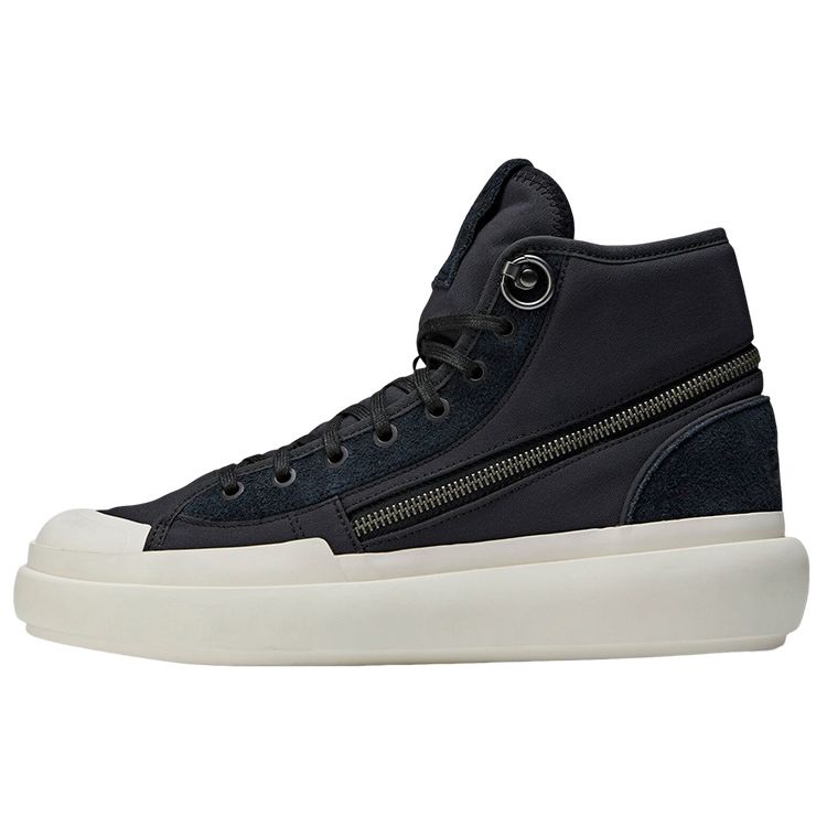 Кроссовки унисекс adidas Y-3 Ajatu Court High Black Off White ID4208 37⅓