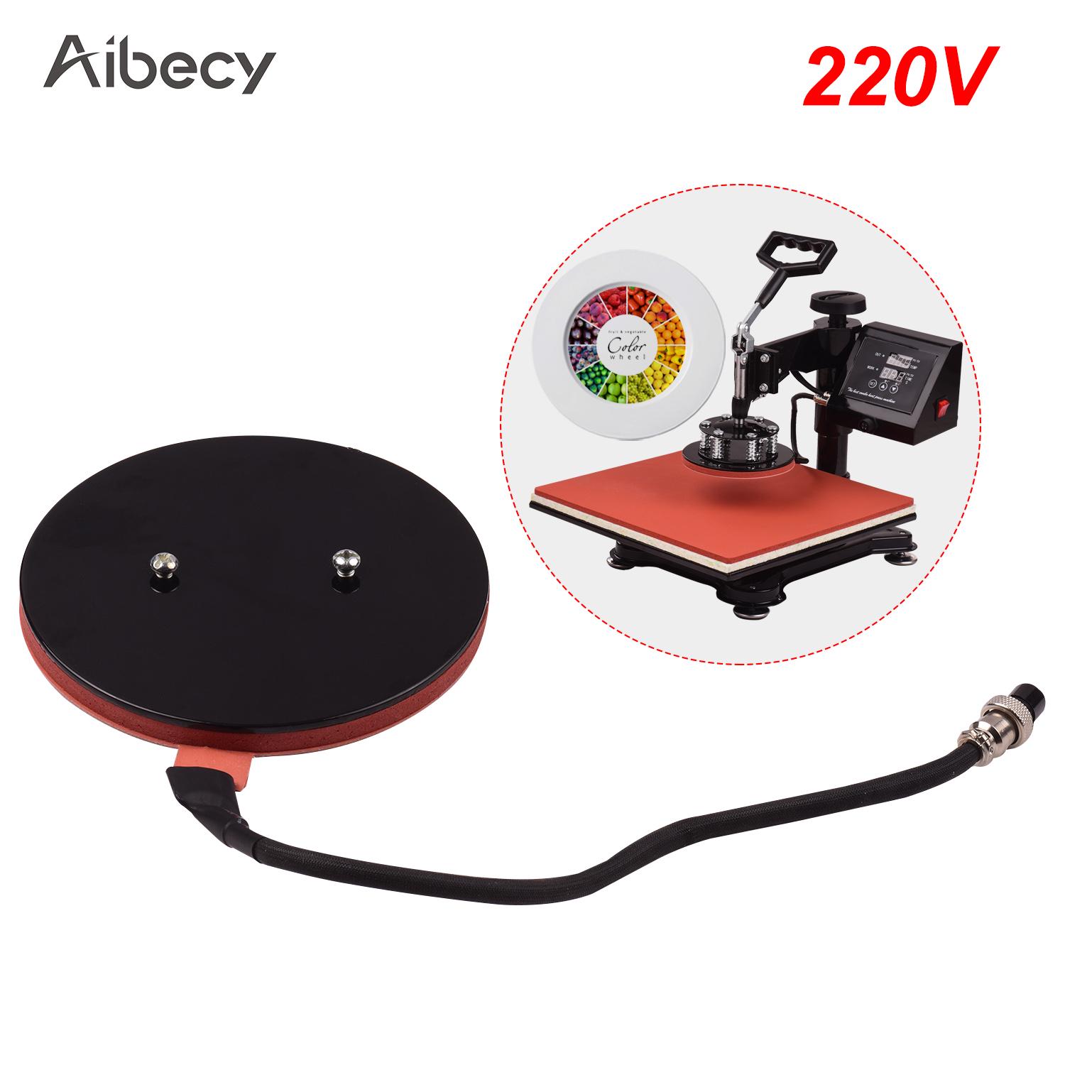 Aibecy Heat Press Plate Mat Pad Насадки 15,5 см для сублимационного переноса 220V разноцветный
