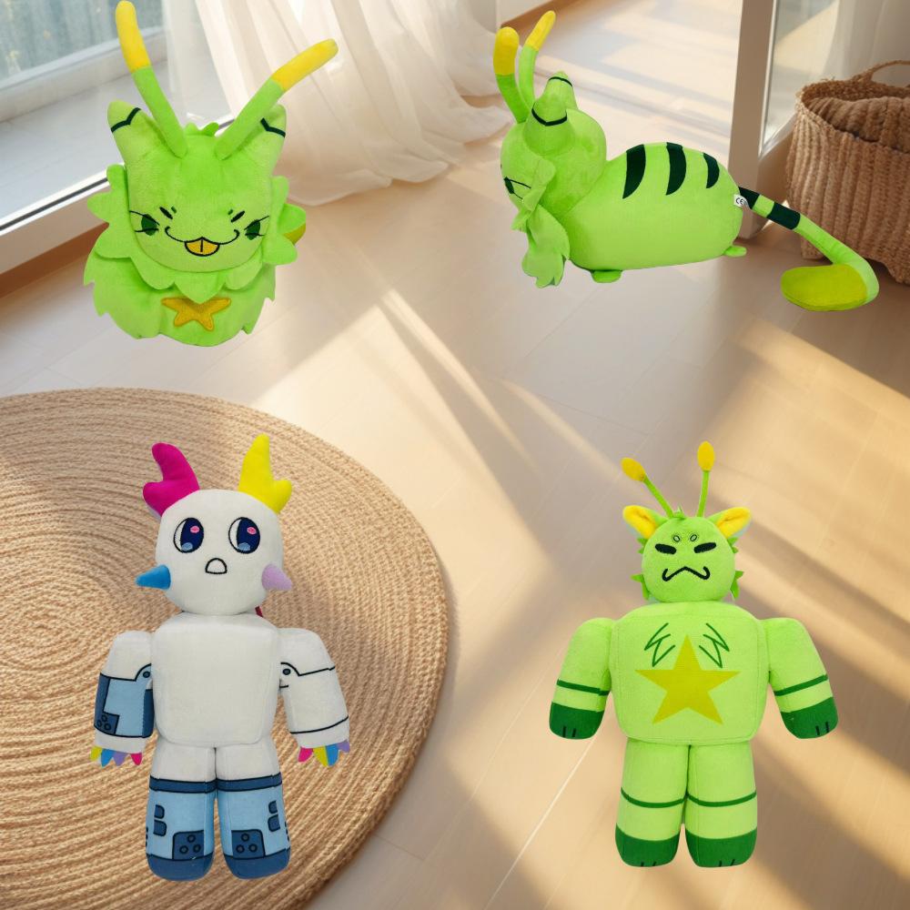 Зелёная плюшевая игрушка-кукла-фигурка 30cm