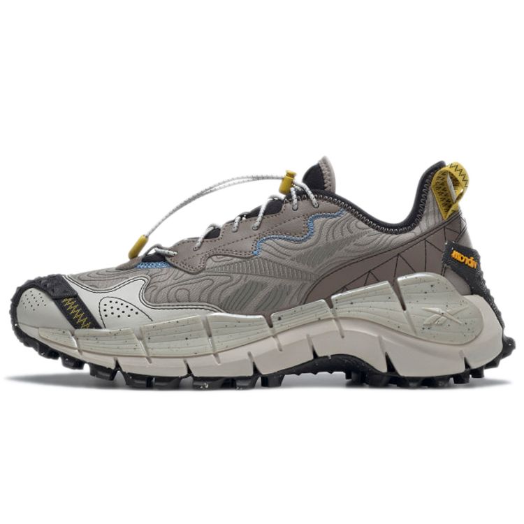Кроссовки унисекс Reebok Zig Kinetica 2 Edge Boulder Grey Essential-Blue Sulfur-Green GX0117 42.5