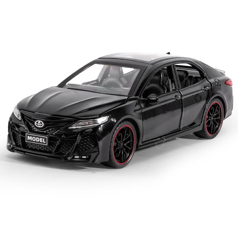 1/24 Toyota Camry литая модель автомобиля игрушечные машинки металлические игрушечные модели машинки имитация звука и света коллекция детский подарок белый