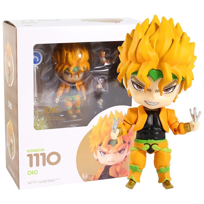 Аниме Kujo Jotaro Dio Brando ПВХ кукла JOJOs Bizarre Adventure Stardust Crusaders фигурка Коллекционная модель игрушки 10cm жёлтый