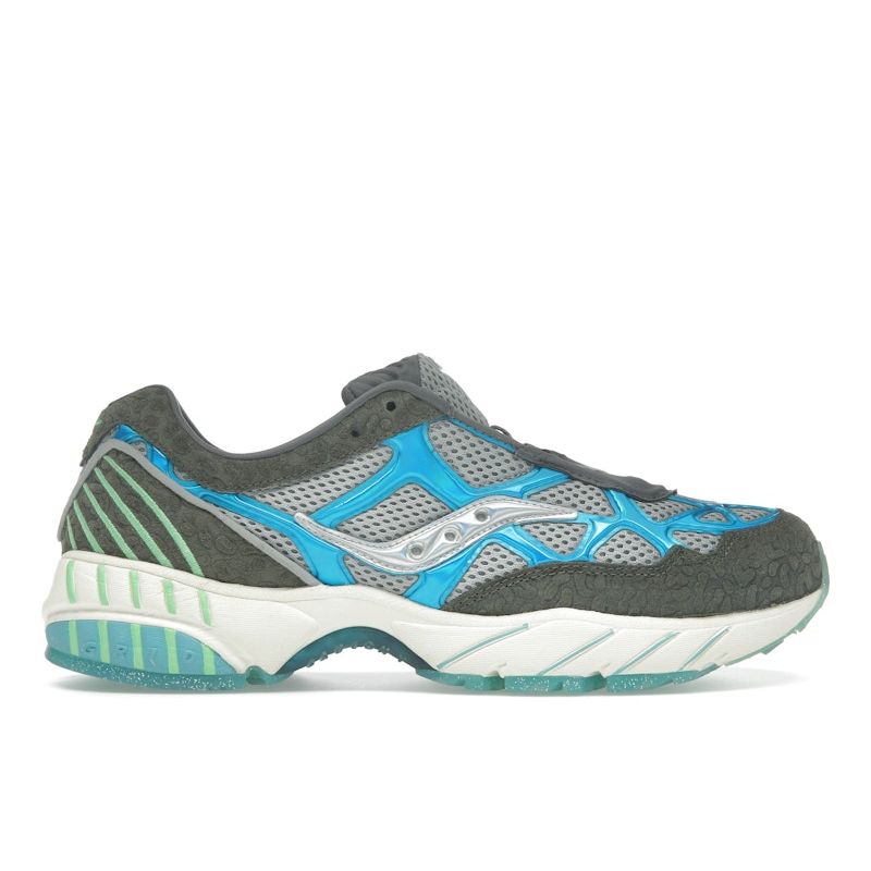 Saucony Grid Web Fresh Rags Manatee Мужские кроссовки Черный Серый Синий S70598-1 41