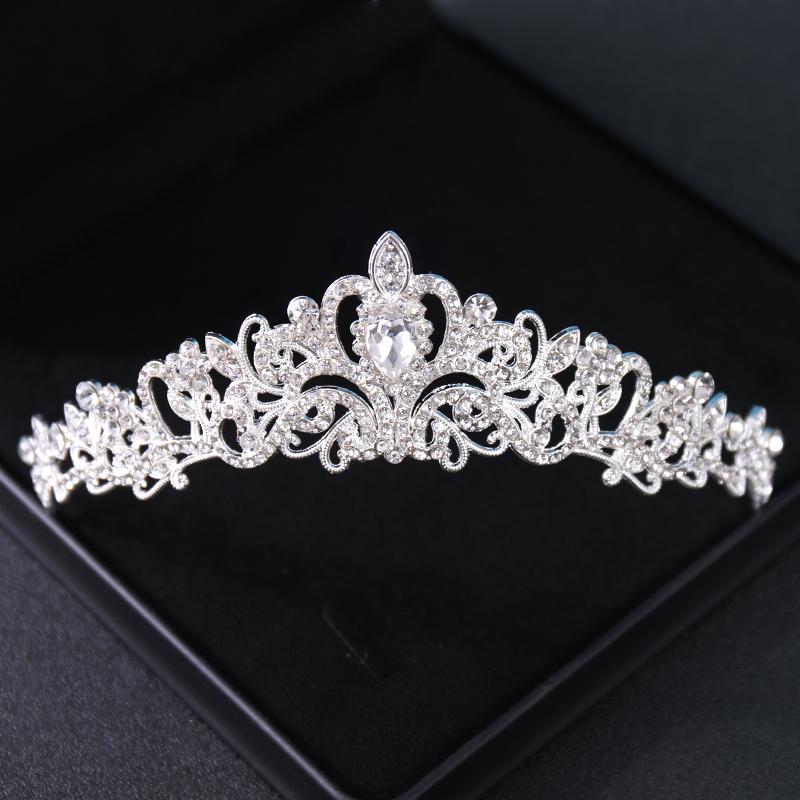 Серебряный цвет, хрустальные диадемы и короны, стразы, диадема для выпускного, Корона для женщин, свадебные аксессуары для волос, ювелирные изделия, корона, подарок