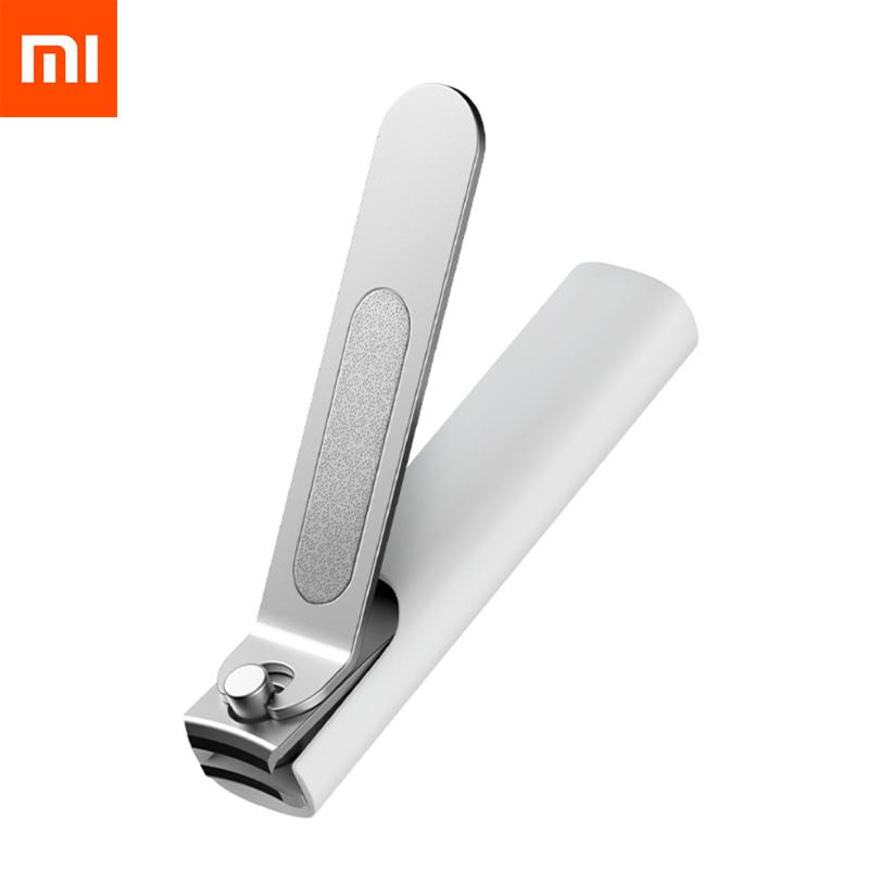 Машинки для стрижки ногтей из нержавеющей стали Xiaomi Mijia с защитой от брызг, триммер для ухода за педикюром, кусачки для ногтей