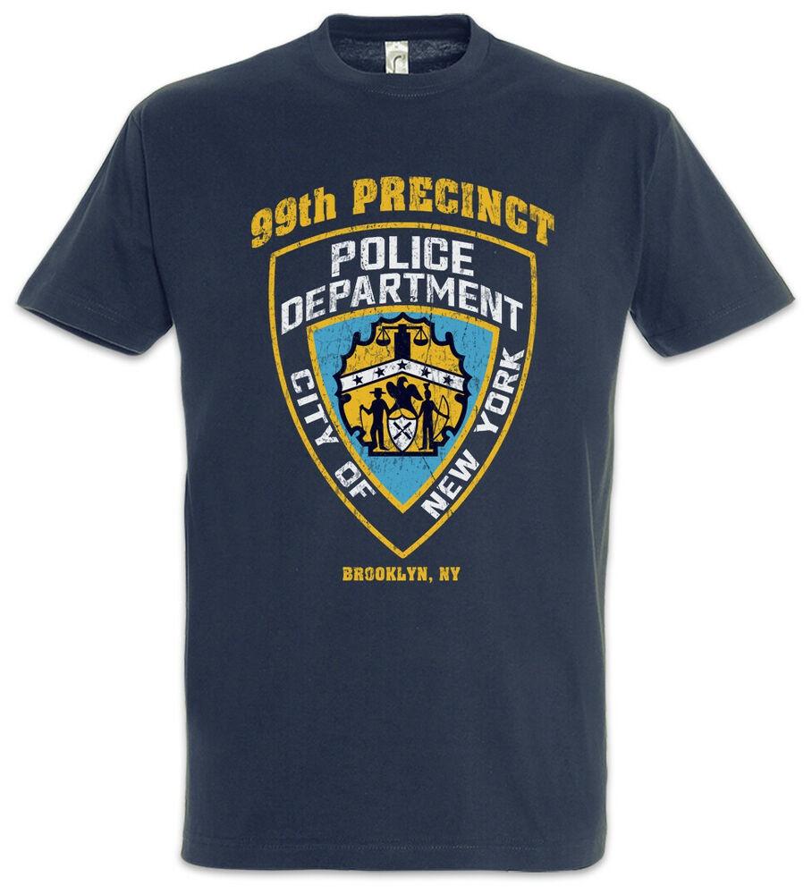 Футболка унисекс с изображением 99-го участка Brooklyn Fun Jake Peralta Значок 99 Nine-Nine S