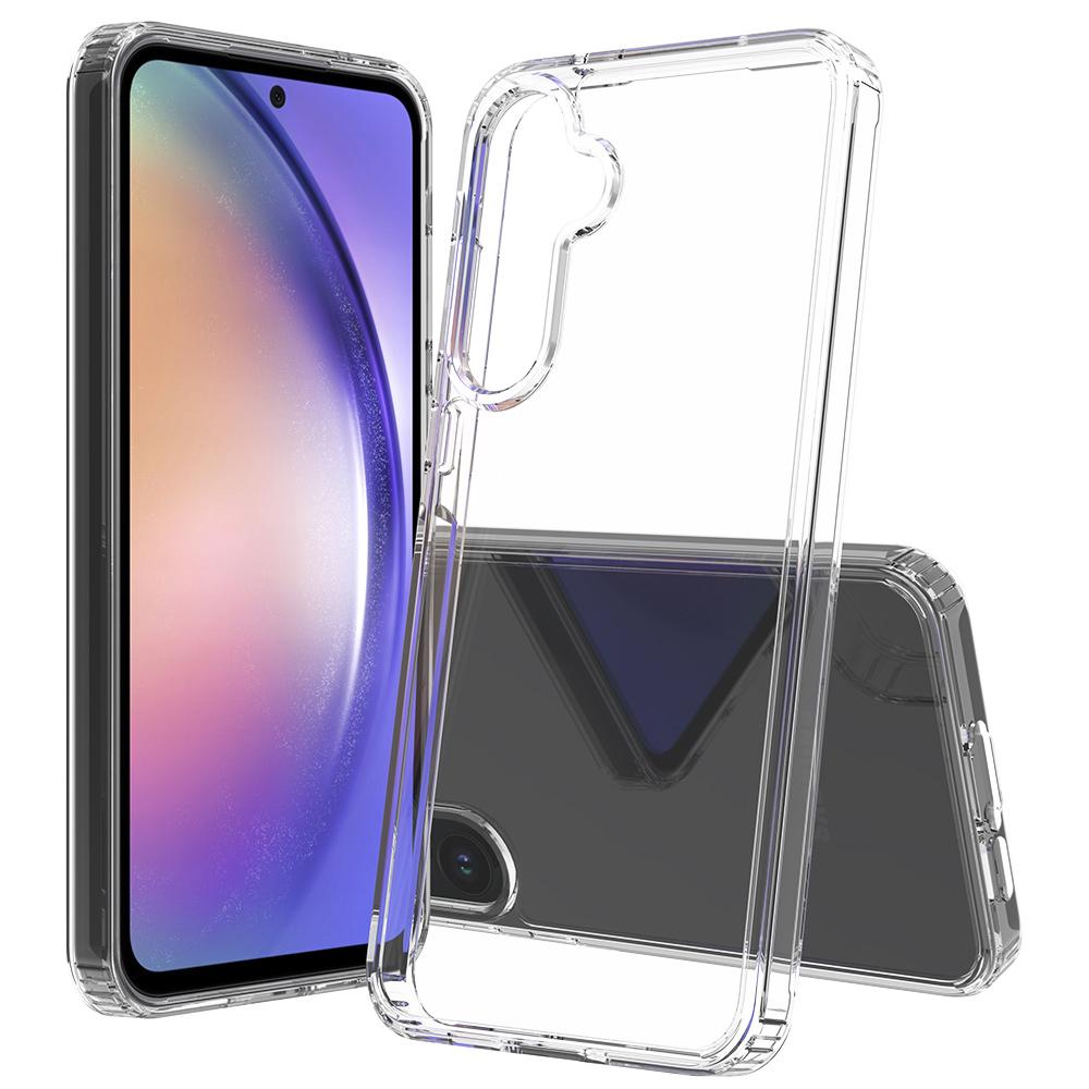 Противоударный акриловый прозрачный жесткий чехол для Samsung Galaxy A55 A54 A15 A35 A34 A04E A04S A22 A32 4G жесткий чехол для телефона с защитой от царапин For Galaxy A05S чистый
