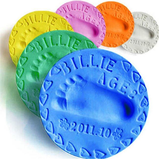   Joom Playdough Baby Care Air Drying Handprint Footprint Imprimt Kid Casting DIY Tool 1 шт 1 pc random