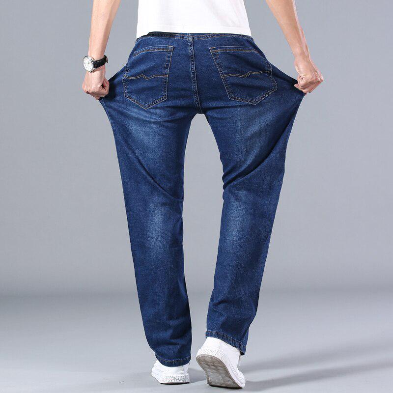   Joom Мужские тонкие джинсы Advanced Stretch Loose Straight Denim брюки мужские фирменные брюки размера плюс 36