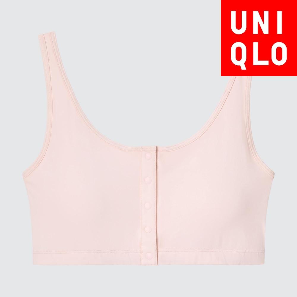Uniqlo Япония Бюстгальтер Airism с застежкой спереди 21 LIGHT ORANGE/XS