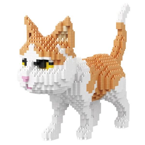 [Kkulbalm-Nanoblock-My Pet] #Доставка в тот же день # BA Большой желтый полосатый кот BA, популярные корейские игрушки