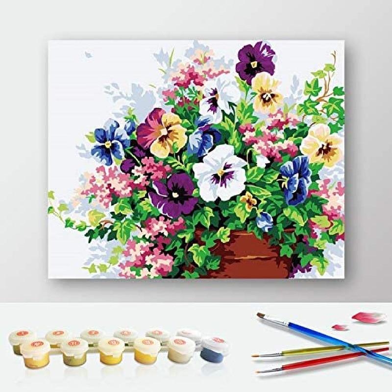 DIY краска по номерам набор для рисования маслом холст DIY картина маслом по номерам настенные художественные украшения для домашнего декора 40x50cm no frame