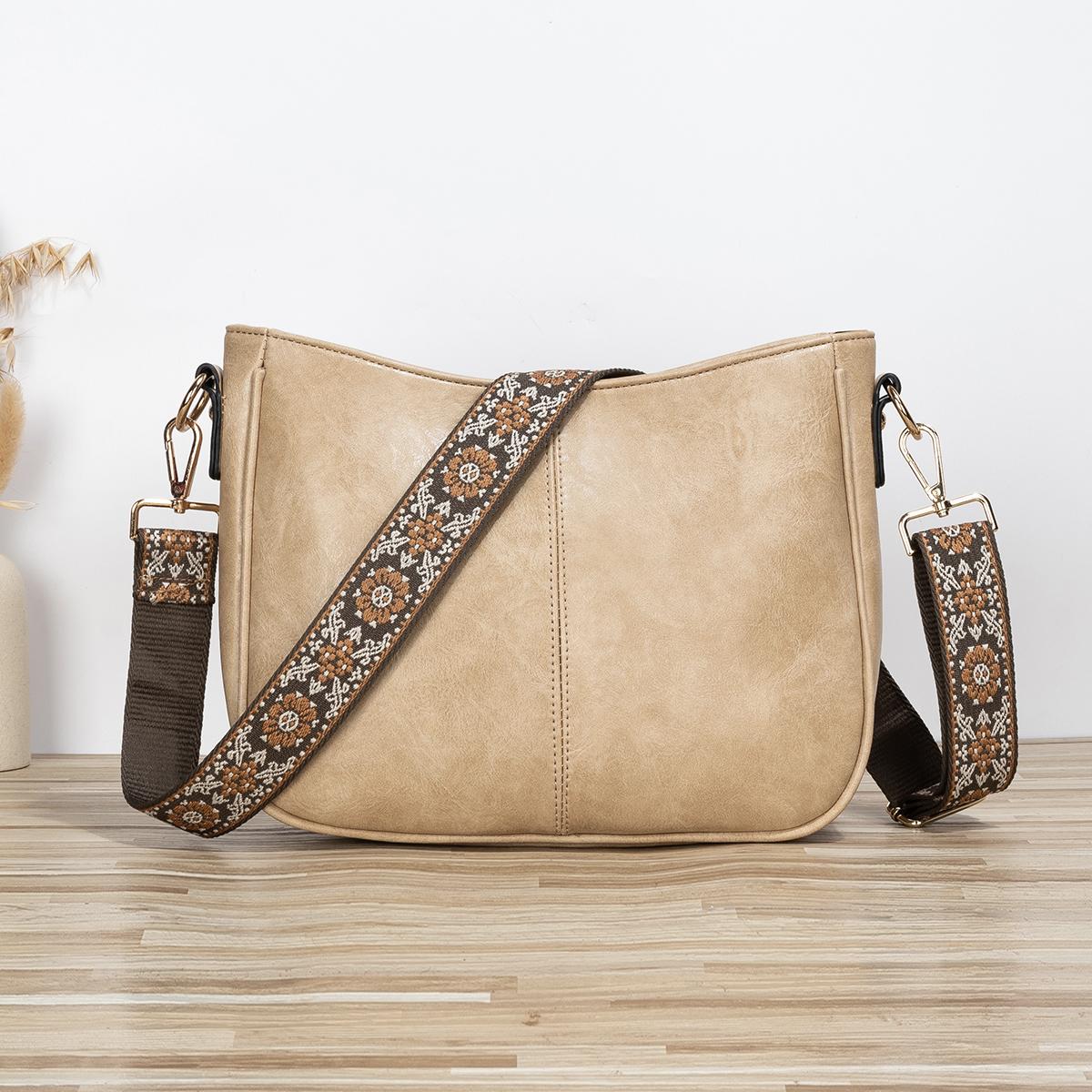 Сумка Moon Bag из искусственной кожи, сумки через плечо для женщин, кошельки для отдыха, модная сумка через плечо для шопинга, школы, большой емкости, лето