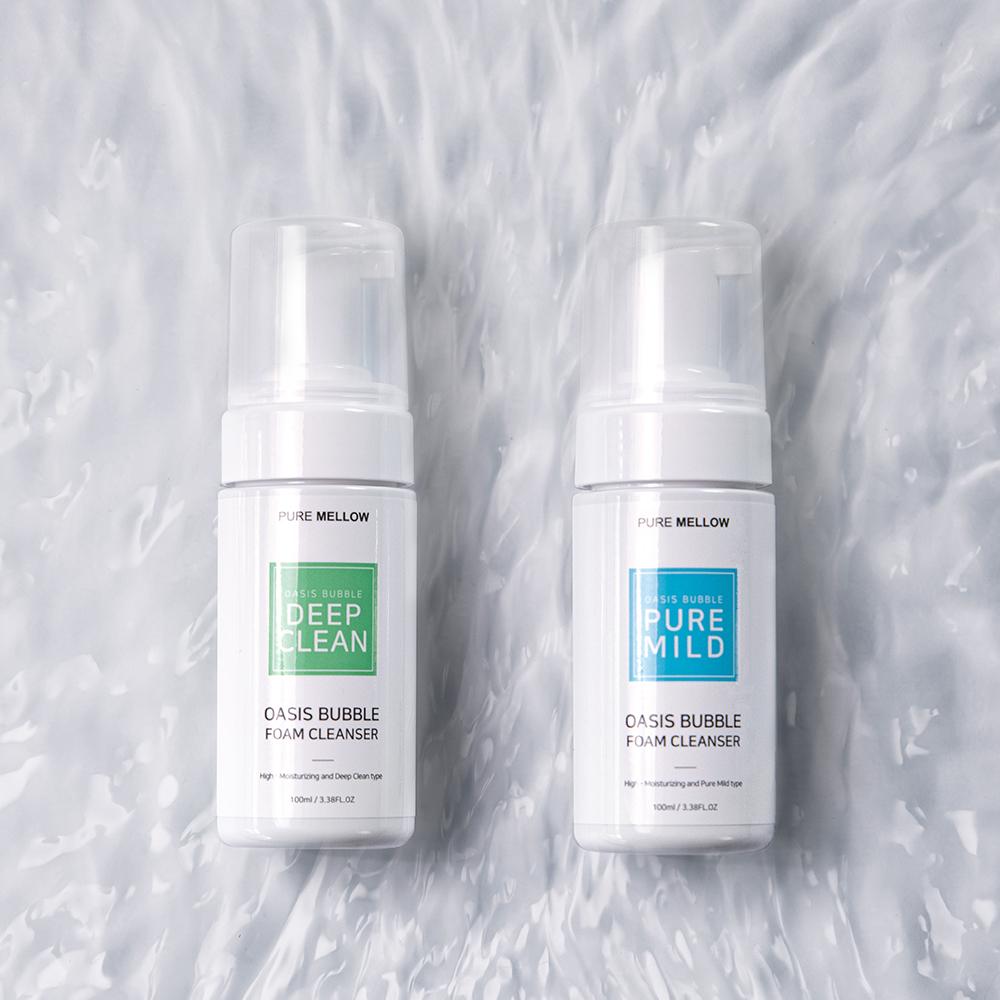 Пенка для умывания PURE MELLOW OASIS BUBBLE FOAM CLEANSER 100 мл (2 типа) 100ml синий