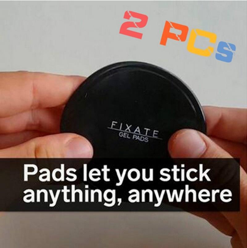 Нескользящие коврики 2 шт. 2017 Fixate Gel Pad Наклейки на стену Клей-карандаш Мощные гелевые таблетки для телефона Pad