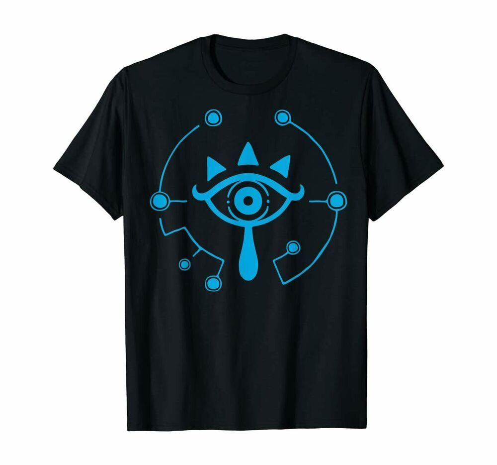 Футболка с логотипом Zelda Breath Of The Wild Sheikah Eye, черная S