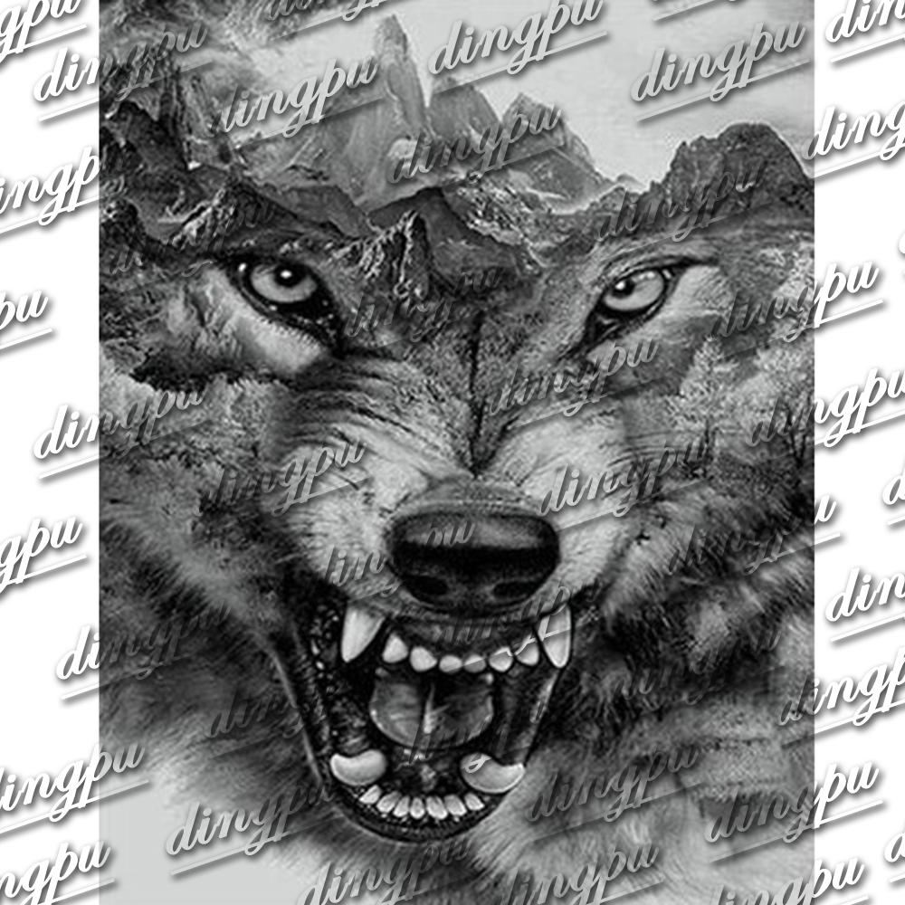 5D Алмазная вышивка животное волк DIY вышивка крестиком изображение полного круглого алмаза 20X30