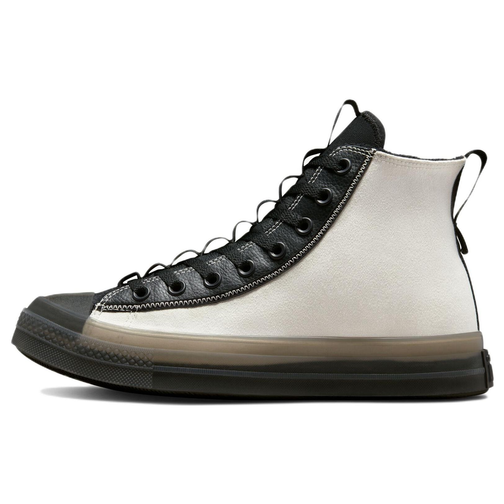 Черные кроссовки унисекс Converse Chuck Taylor All Star CX Explore Counter Climate High Egret кремового цвета A01391C 35