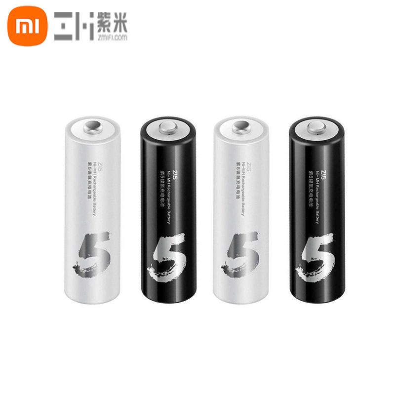 4 шт./лот XIAOMI YOUPIN ZMI ZI7 AAA 700 мАч аккумулятор ZI5 AA 1800 мАч Ni-MH аккумулятор Power Bank аккумулятор AAA 700mAh белый