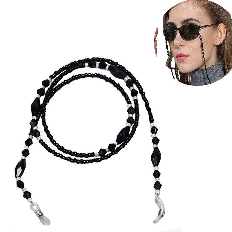 Очки для чтения с бисером, оправа-цепочка для очков Length:  70cm чёрный