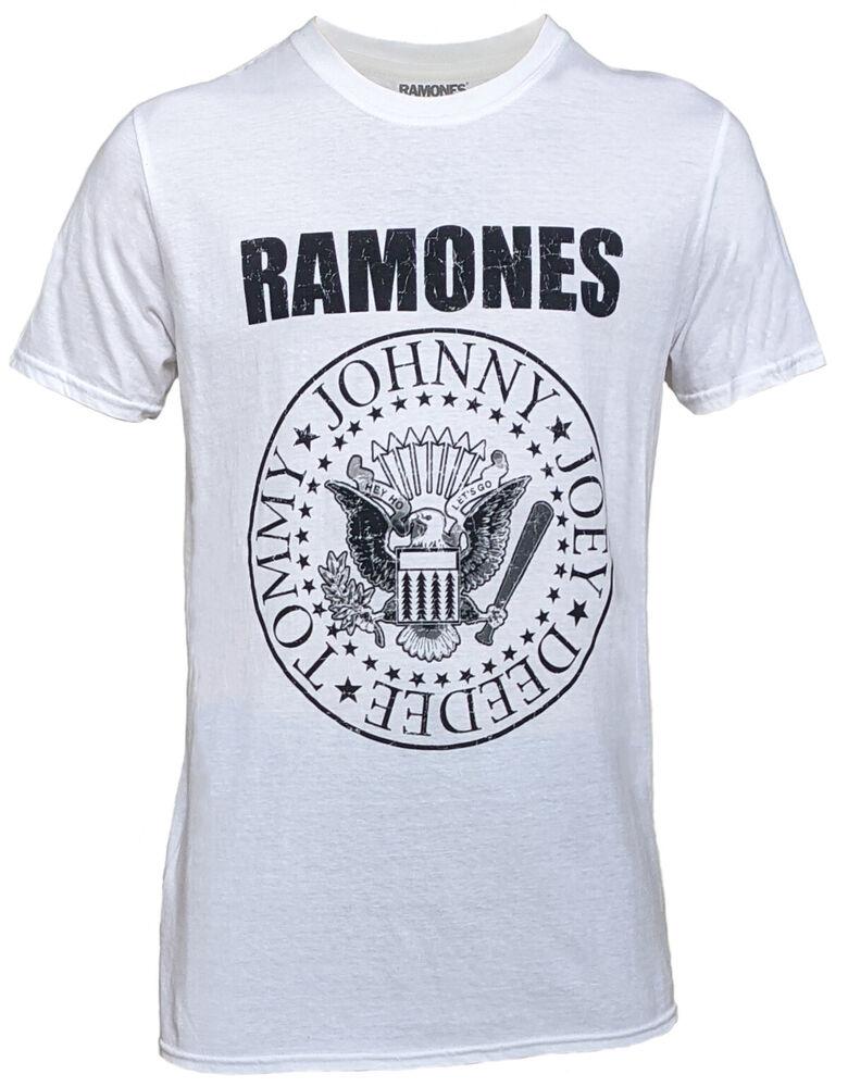 Ramones Hey Ho Classic Белая футболка унисекс с логотипом S