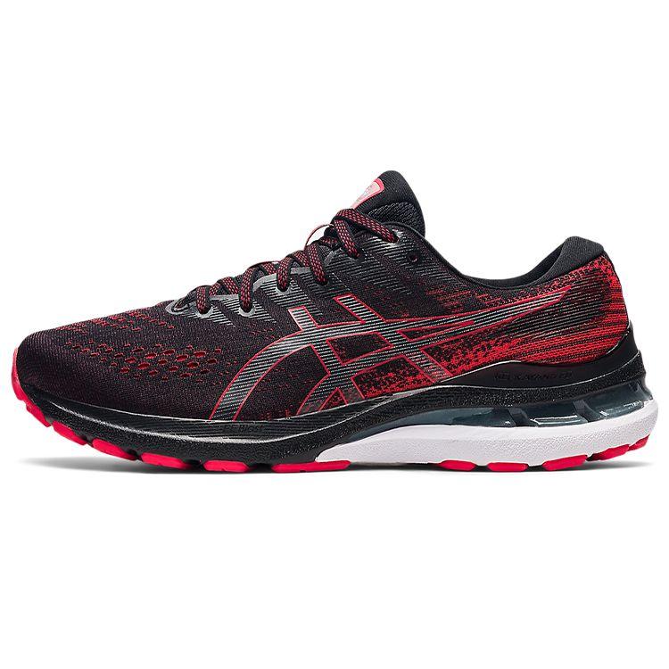 Мужские кроссовки ASICS Gel Kayano 28 4E Wide Black Electric Red 1011B191-002