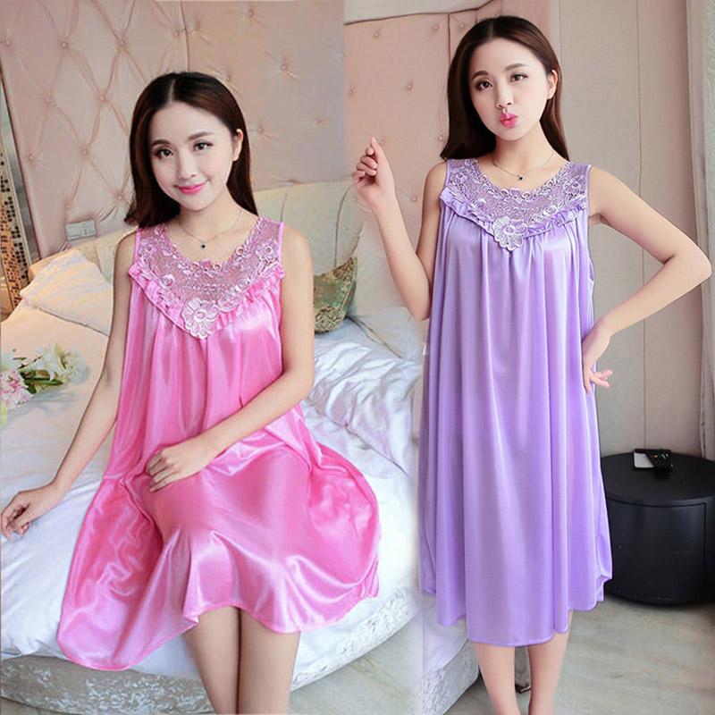 Женская ночная рубашка, сексуальное платье Babydoll, шелковое нижнее белье, ночная рубашка One Size светло-фиолетовый
