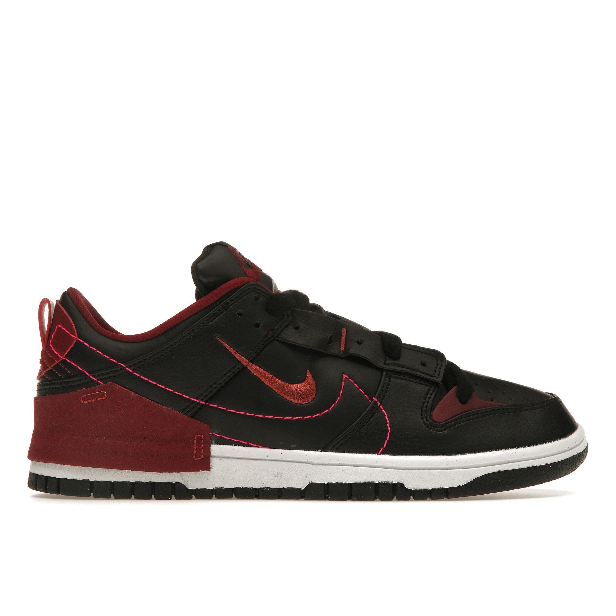 Женские кроссовки Nike Dunk Low Disrupt 2 Black Dark Beetroot Canyon-Rust Team-Red DV4024-003 36