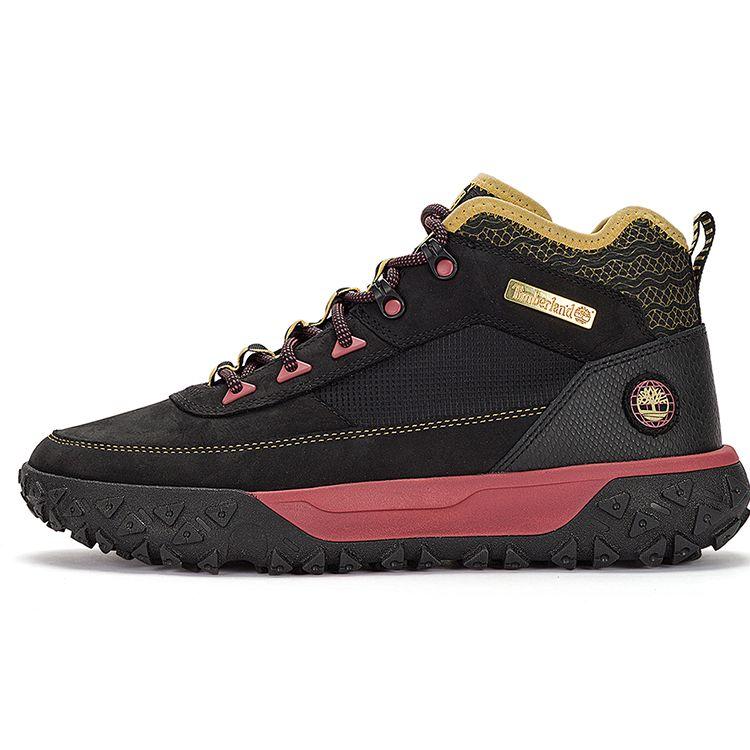 Timberland Greenstride Motion Fabric Top Layer Leather Trending Universal Non-Slip Breathable Mid Top Outdoor Functional Shoes Men Shoes Black A6AGRM 43