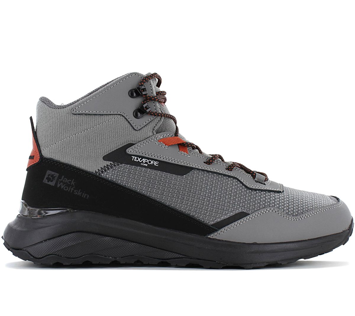 Jack Wolfskin Dromoventure Texapore Mid M - Мужские водонепроницаемые походные туфли серые 4059661-6185 ОРИГИНАЛ EU 42 UK 8 серый