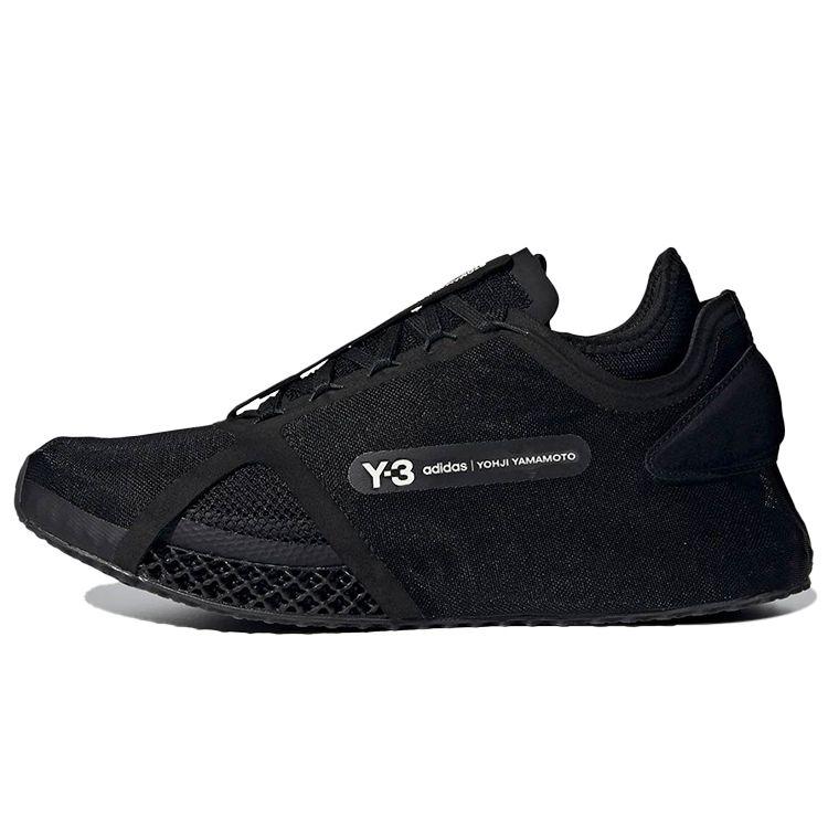 Adidas Y-3 Runner 4D IOW Черные кроссовки унисекс Core-White FZ4502 37⅓