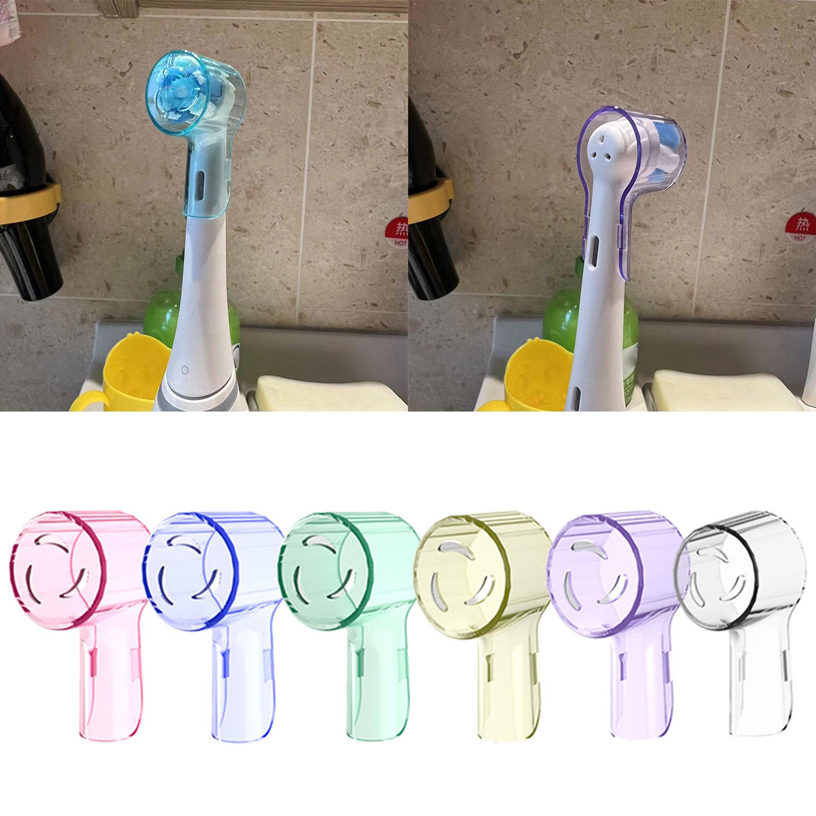 6 шт. защитный чехол для электрической зубной щетки Oral B, крышки, подставка, держатель, дорожный футляр, сохраняющий чистоту