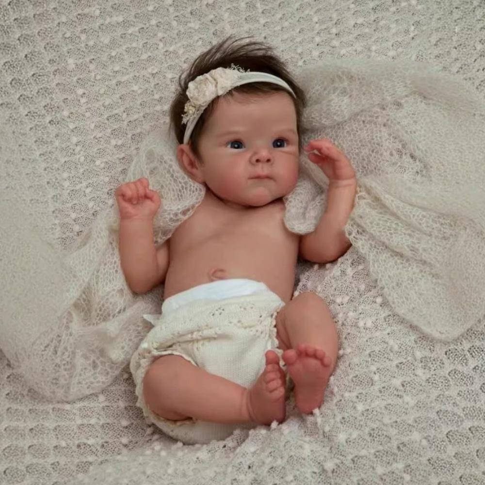 18-дюймовые силиконовые куклы Reborn для всего тела, кукла Bettie, настоящая кукла для новорожденных, с готовой 3D-окрашенной кожей и видимыми венами, кукла Muñeca Bebe Reborn full silicone girl