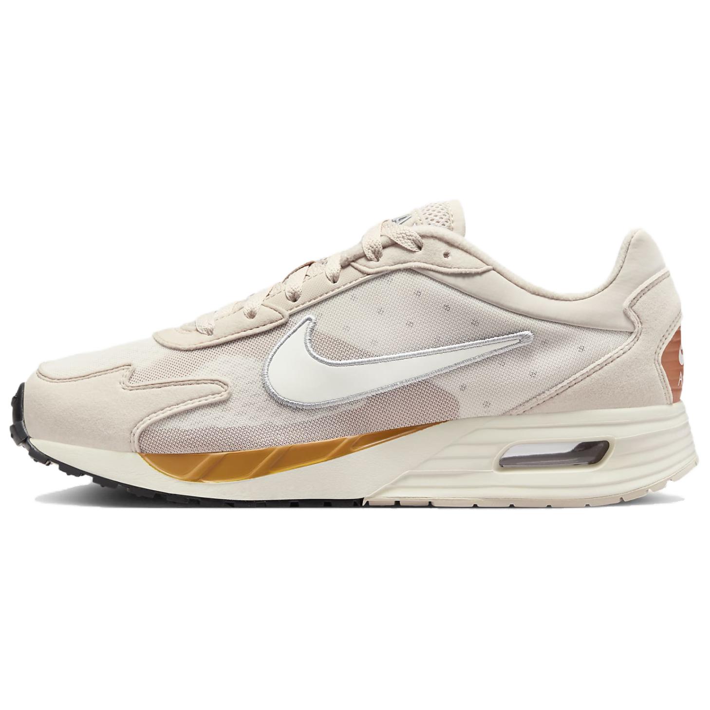 Женские кроссовки Nike Air Max Solo Light Orewood Brown Monarch кремово-черные с парусом FN0784-105 36.5