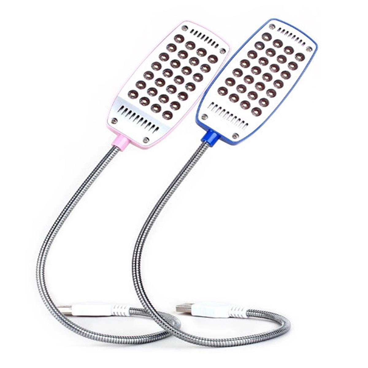 Светодиодные настольные лампы  Joom Гибкая настольная лампа USB, портативная защита глаз, 28 светодиодов, настольный светильник для чтения книг, ночник белый