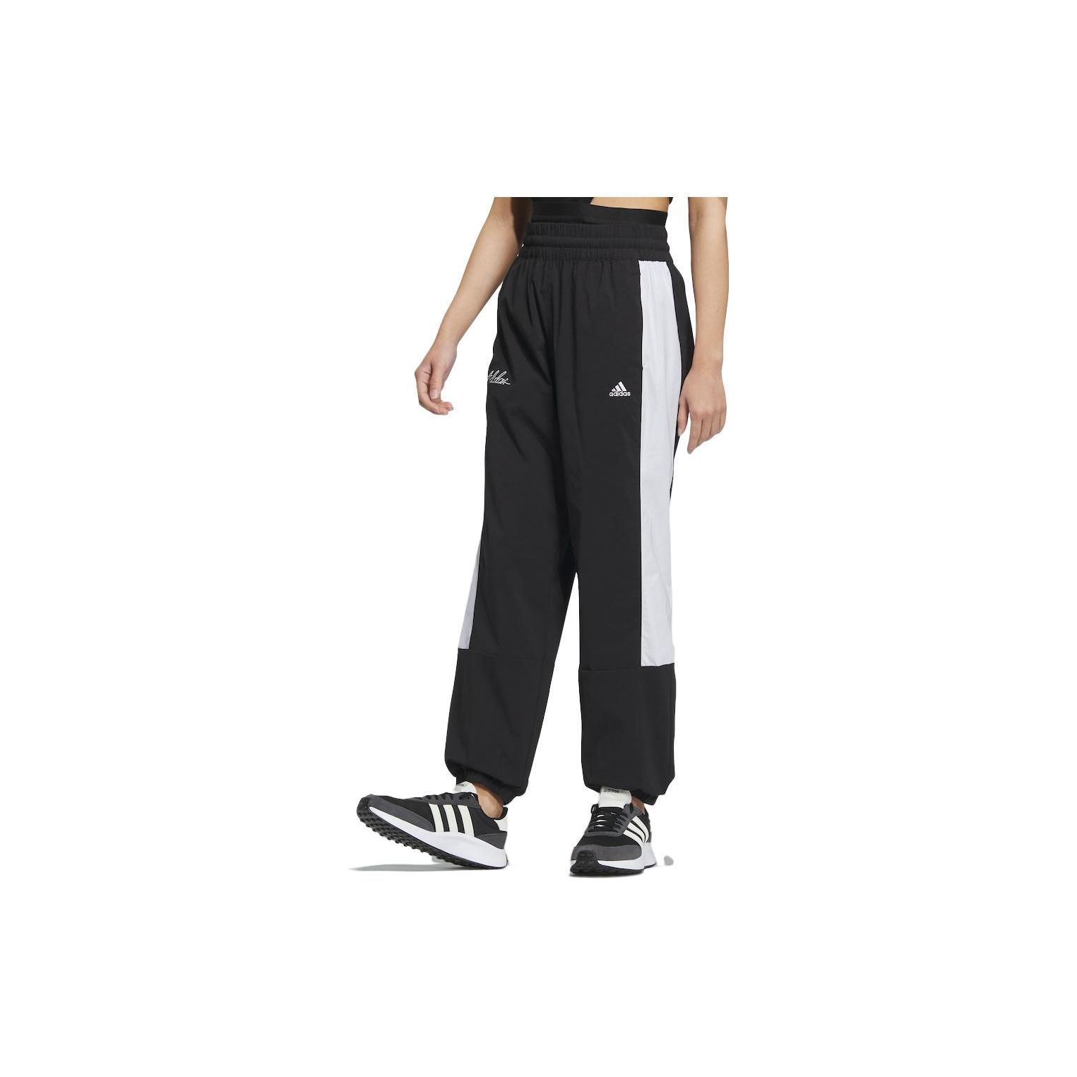Брюки Adidas Colorblock Jogger Женские Брюки Черные IP0741 L