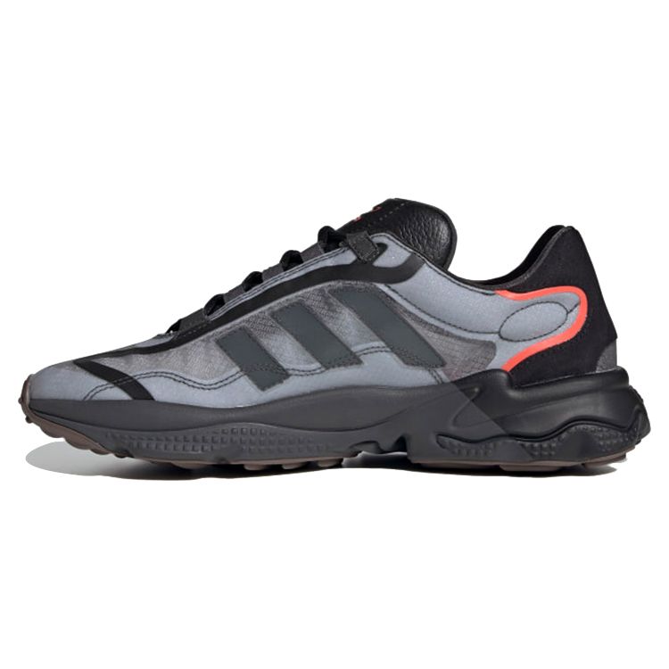 Кроссовки унисекс adidas Ozweego Pure Black Grey Core-Black Grey-Six Solar-Red G57952 36