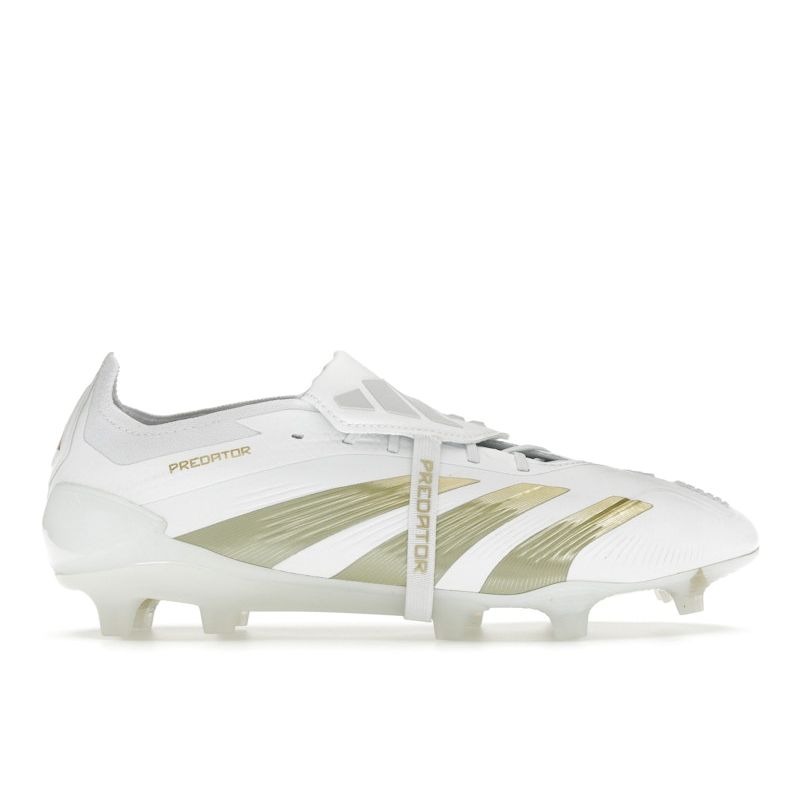 adidas Predator Elite Foldover Tongue FG Dayspark Pack Мужские кроссовки Белый Облако-Белое Золото-Металлик IF6445 41⅓