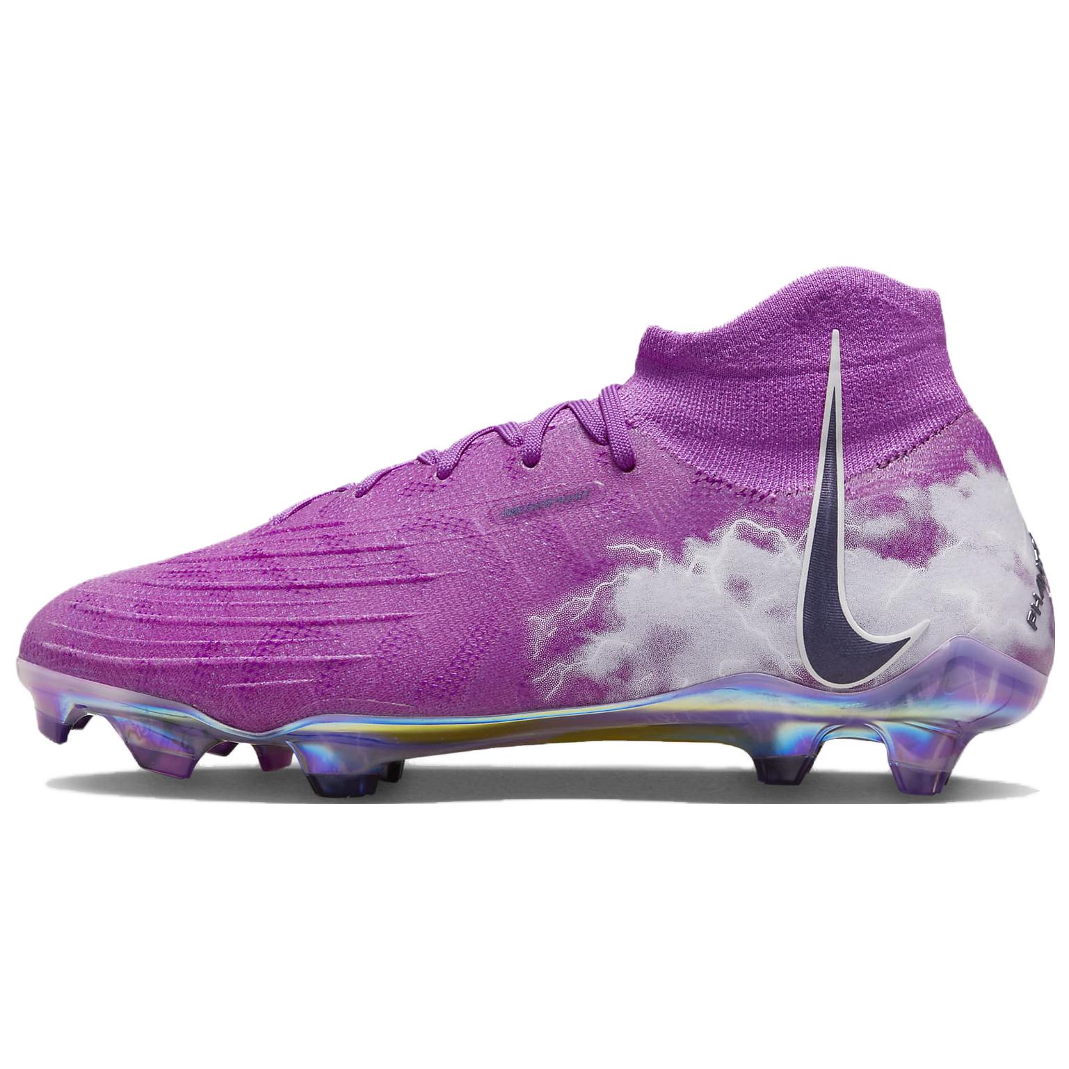 Кроссовки унисекс Nike Phantom Luna Elite SE FG Thunder Pack Фиолетовый Фуксия-Dream Barely-Grape FQ8033-500 42