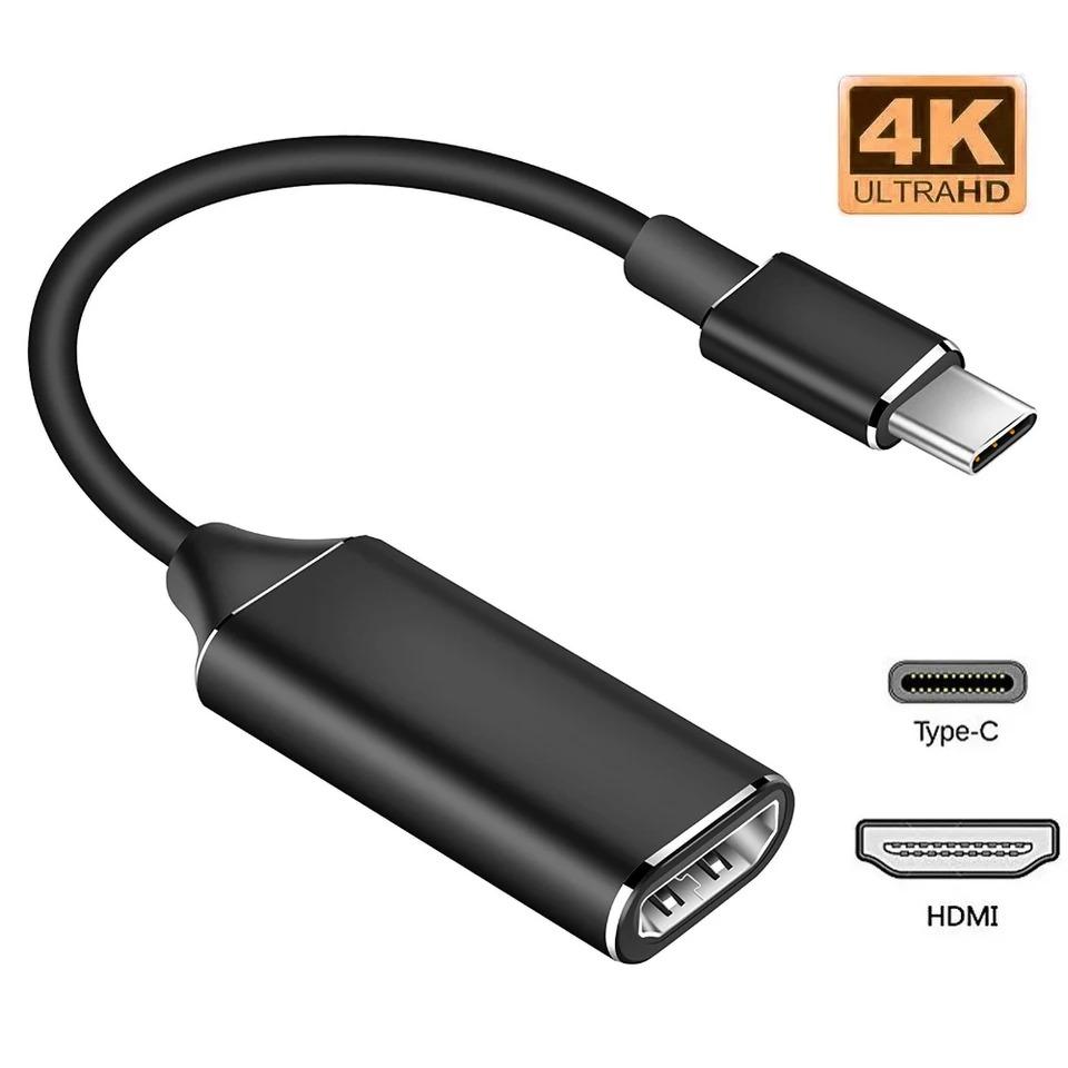 4K 30 Гц Тип C - HDMI Кабель USB C - HDMI Конвертер ТВ-дисплей USB 3.1 HDMI-кабель Адаптер для ПК Компьютер ТВ-дисплей Телефон