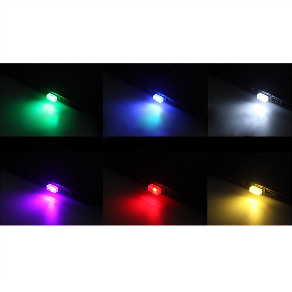 Автомобиль Yours Baby USB LED Авто Атмосфера Световое освещение салона Лампа окружающего освещения жёлтый